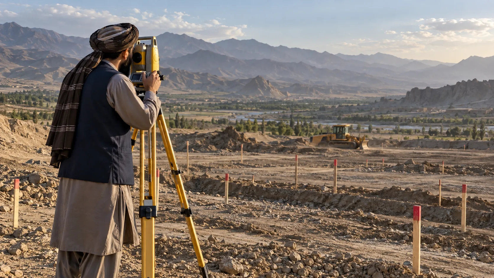 Illustrative site planning and land survey