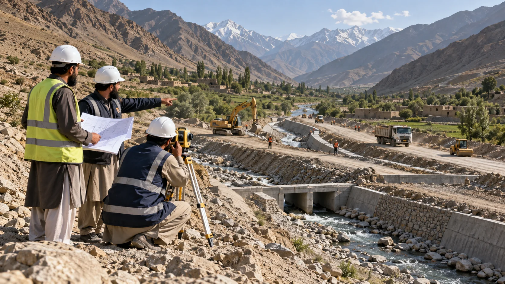 Illustrative infrastructure planning and surveying
