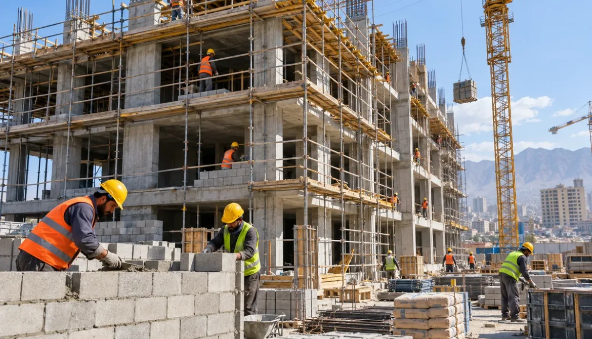 Illustrative residential and commercial building construction