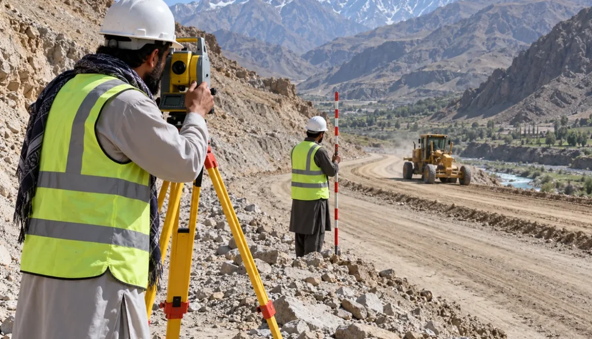 Illustrative road survey and transportation planning