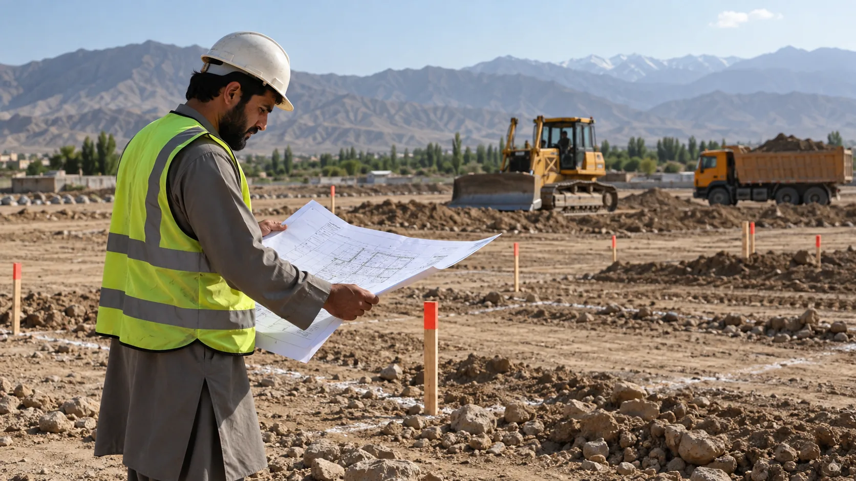Illustrative civil site planning